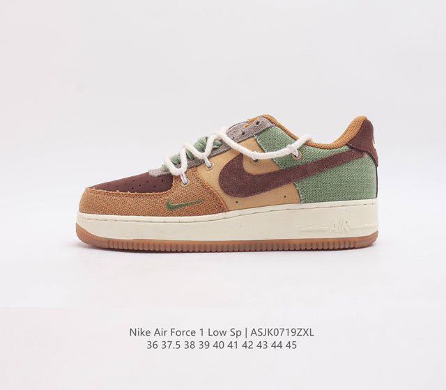 耐克nike Air Force 1 Low 空军一号 Af1 低帮百搭休闲运动板鞋 柔软 弹性十足的缓震性能和出色的中底设计 横跨复古与现代的外型结合 造就出