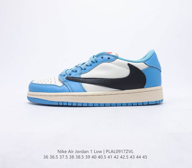 乔丹air Jordan 1 Low Aj1 乔1 低帮复古文化休闲运动篮球鞋 1985 年面世的元年款汲取设计灵感 采用简洁大方的经典外观 熟悉中带一抹