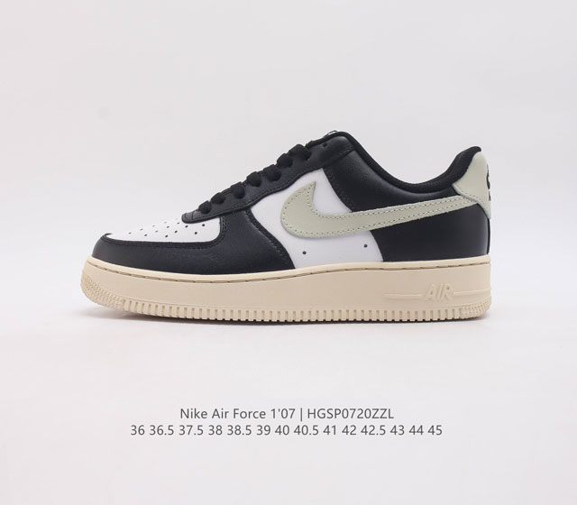 耐克nike Air Force 1 Low 空军一号 Af1 低帮百搭休闲运动板鞋 柔软 弹性十足的缓震性能和出色的中底设计 横跨复古与现代的外型结合 造就出