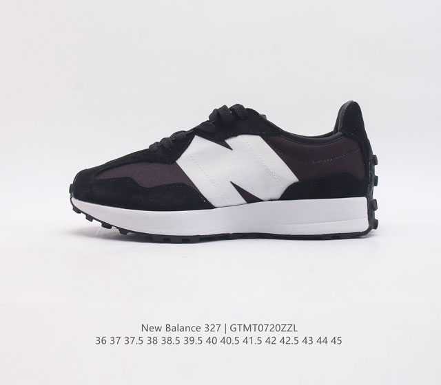 Nb 新百伦 New Balance Ms327系列复古休闲运动慢跑鞋时尚男女运动鞋 以更纯粹的复古风格设计打造的全新造型 侧身还以解构设计 将 N 字标