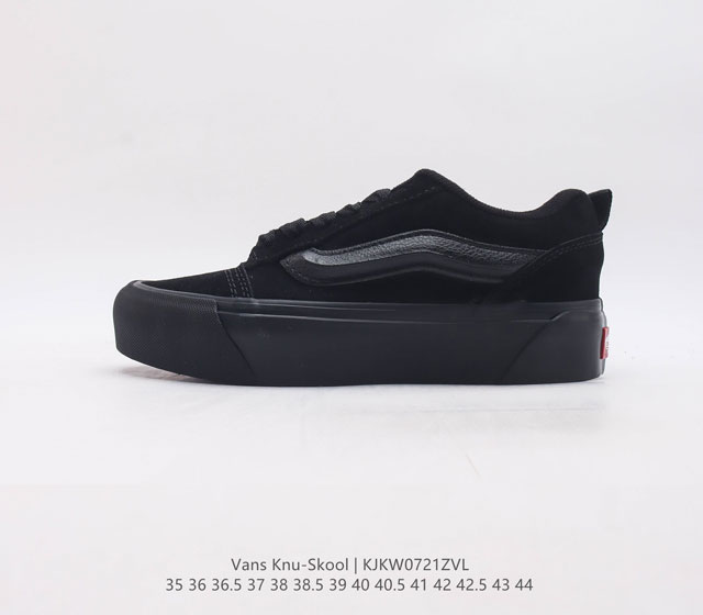 万斯 Vans Knu-Skool 面包鞋坎普尔 茱利安系列低帮复古硫化休闲运动板鞋 肥胖版大logo 要说整个2023年最为热门的鞋型之一 面包鞋 绝对