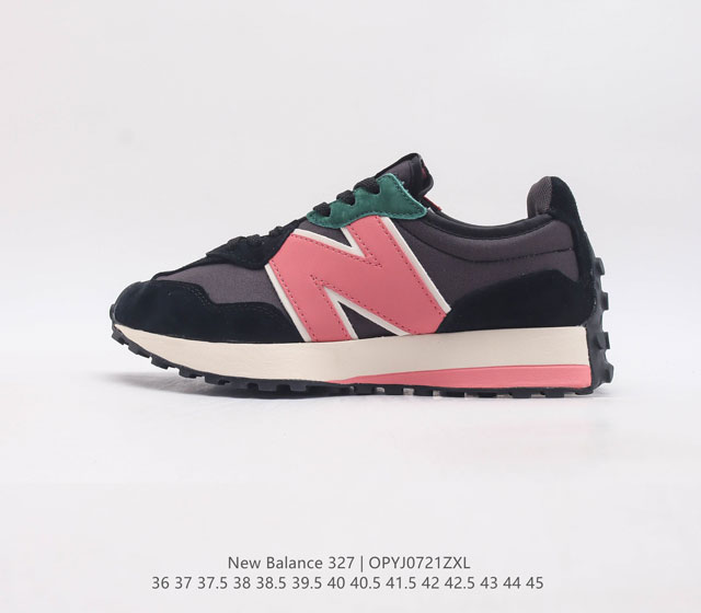 Nb 新百伦 New Balance Ms327系列复古休闲运动慢跑鞋时尚男女运动鞋 以更纯粹的复古风格设计打造的全新造型 侧身还以解构设计 将 N 字标