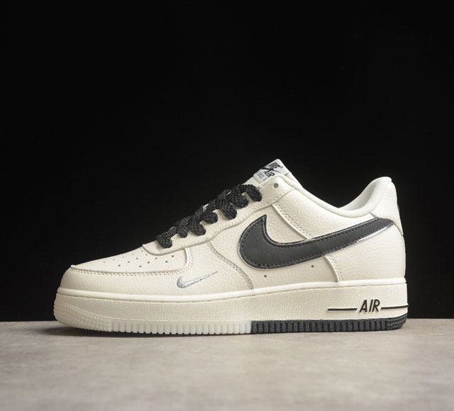 Nk Air Force 1'07 Low 米黑双色底 满天星 空军一号低帮休闲板鞋 Jj0253-001 原装级别 原楦头原纸板 打造纯正空军版型#专注外