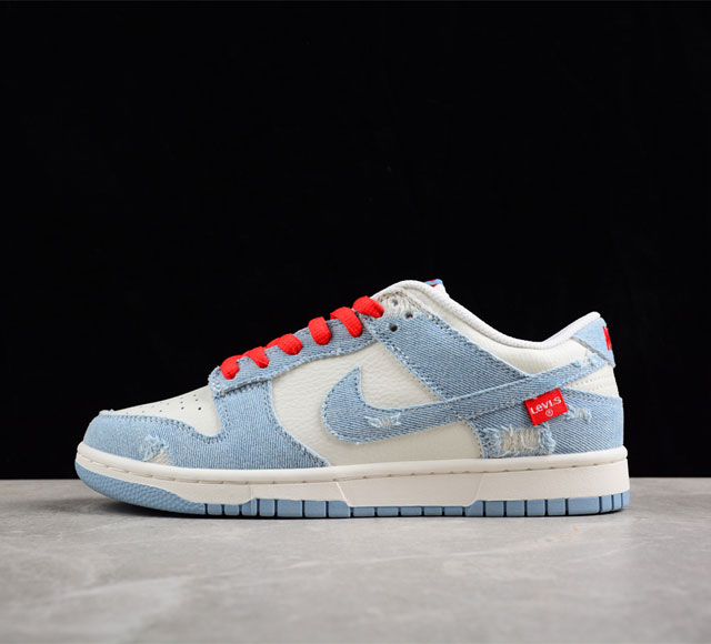 Nk Sb Dunk Low Levis 李维斯联名 牛仔破洞 低帮休闲板鞋 Le0021-005 尺码 36 36.5 37.5 38 38.5 39 4