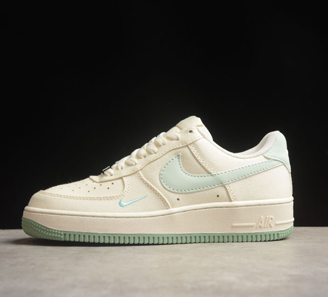 Nk Air Force 1'07 Low 草绿小勾 布面 空军一号低帮休闲板鞋 Me0112-555 打造纯正空军版型#专注外贸渠道 全掌内置蜂窝气垫 #