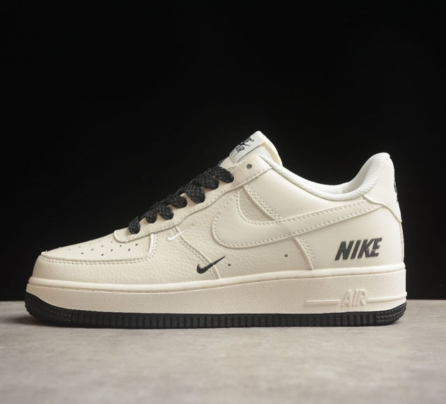 Nk Air Force 1'07 Low 三勾系列 米黑经典 空军一号低帮休闲板鞋 Tv2306-257 打造纯正空军版型#专注外贸渠道 全掌内置蜂窝气垫