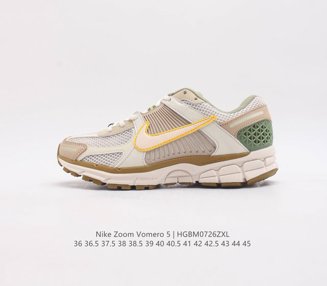 真标！带半码！耐克Nike Air Zoom Vomero 5采用以工程网面搭配纱线补强支撑鞋面#超软高弹泡棉中底#内置Zoom气垫装置超高配置的平民跑鞋！ 货