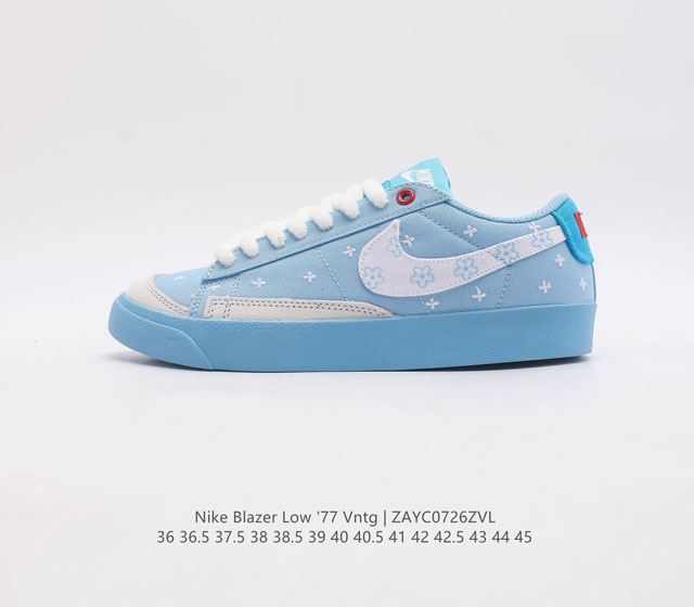 公司级Nike Blazer Low ‘77 Jumbo 百搭单品 全新焕新升级经典 Blazer 鞋款，大号 Swoosh 突出新时代更加张扬的潮流感，对经典