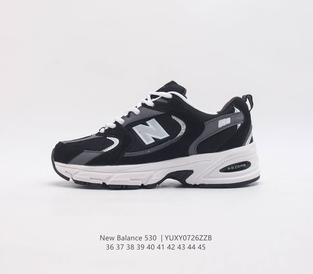 新百伦 NB530 New Balance 530 复跑古鞋NB530这鞋双确实是NB家经复典古款式之一，以全科新技诠释，成打功造530鞋款。鞋面保在持530基