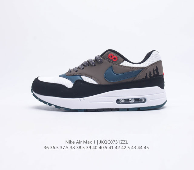 耐克 Nike Air Max 1 男女子运动鞋 从法国建筑中汲取设计灵感，兼具运动风范和时尚格调，是此系列起初搭载 Air 的鞋款。疾速外观、经典缓震配置和经