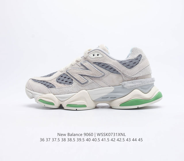 公司级Joe Freshgoods x New Balance NB9060 联名款 复古休闲运动慢跑鞋 鞋款灵感源自设计师本人对夏日的怀日回忆。鞋面大身由空