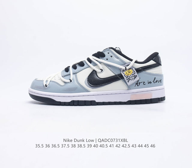 耐克 Nike Dunk Low Retro 运动鞋复古解构绑带板鞋 作为 80 年代经典篮球鞋款，起初专为硬木球场打造，后来成为席卷街头的时尚标杆，现以经典细