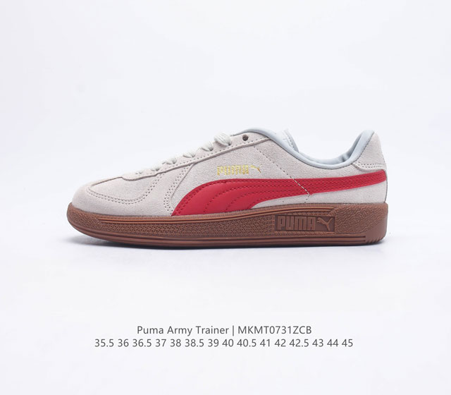 Puma Army Trainer 彪马男女鞋 时尚休闲运动板鞋 回溯经典,经典时髦又百搭！低帮复古篮球板鞋 尺码：35.5-45含半码 编码 MKMT0731