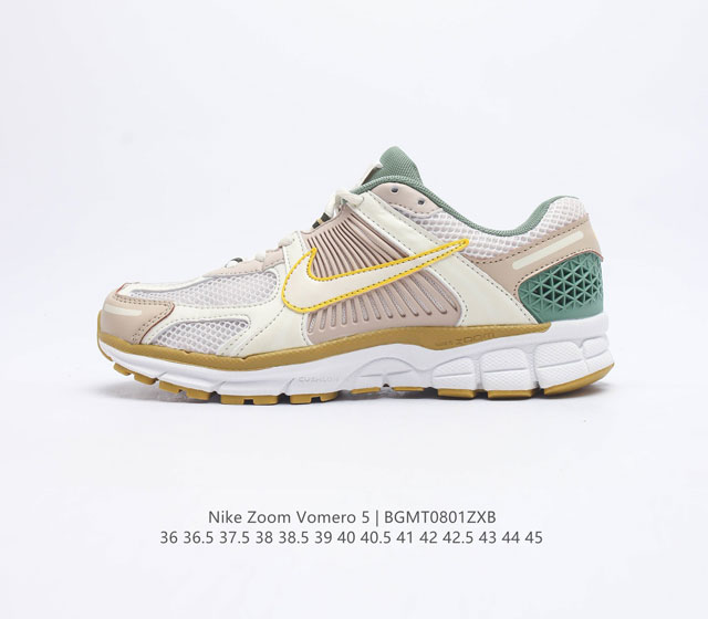 耐克 Nike 耐克夏季 ZOOM VOMERO 5 运动鞋休闲训练跑步鞋 Nike Zoom Vomero 5 男女子运动鞋妥帖包覆足部，提供透气支撑效果。耐