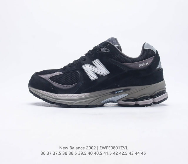 【公司级】新百伦 New Balance 2002R 跑鞋·男女运动鞋 沿袭了面世之初的经典科技，以 ENCA 中底配以升级版 N-ERGY 缓震物料。鞋面则采