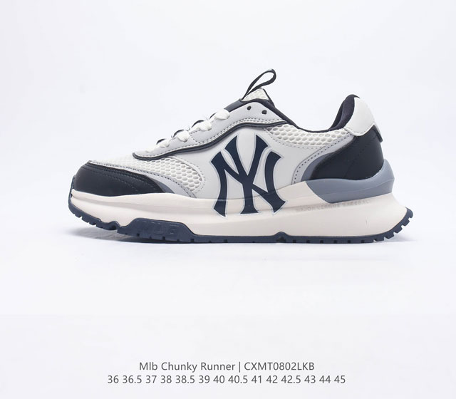 【真标】全新2023春夏鞋款，NY美国榄球洋基队New York Yankees x MLB Chunky Runner Liner 莱纳系列低帮厚底老爹风透气