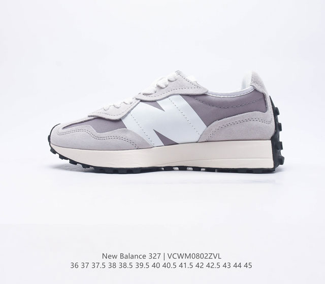 NB 新百伦 New Balance MS327系列复古休闲运动慢跑鞋时尚男女运动鞋 以更纯粹的复古风格设计打造的全新造型 侧身还以解构设计，将 N 字标志以