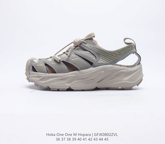 【正确版本】HOKA ONE ONE Hopara 徒步机能防滑运动登山越野户外休闲男女士凉鞋 货号：1123112 IFMO 尺码：36-45 编码：GFJK