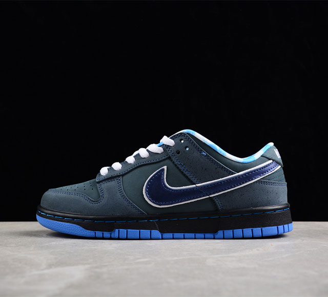 纯原版本 Concepts x Nk Dunk Low Pro SB Blue Lobster 全头层蓝龙虾 SB低帮运动休闲板鞋 313170-342 尺