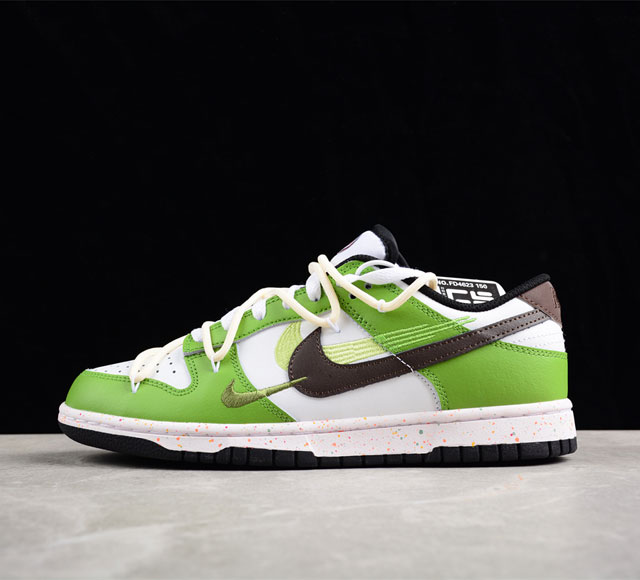 Nk Dunk Low Multi Color 活力三勾 定制版解构绑带休闲板鞋 FD4623-150 尺码：36 36.5 37.5 38 38.5 39