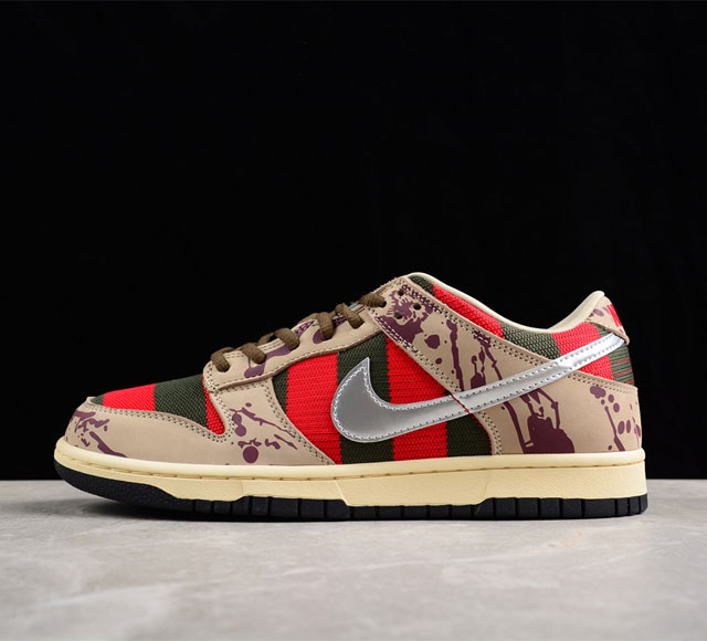 纯原版本 Nk Dunk SB Low Freddy Krueger 猛鬼街 SB低帮运动休闲板鞋 313170-202 国内一线头部大厂出品 知名厂牌同