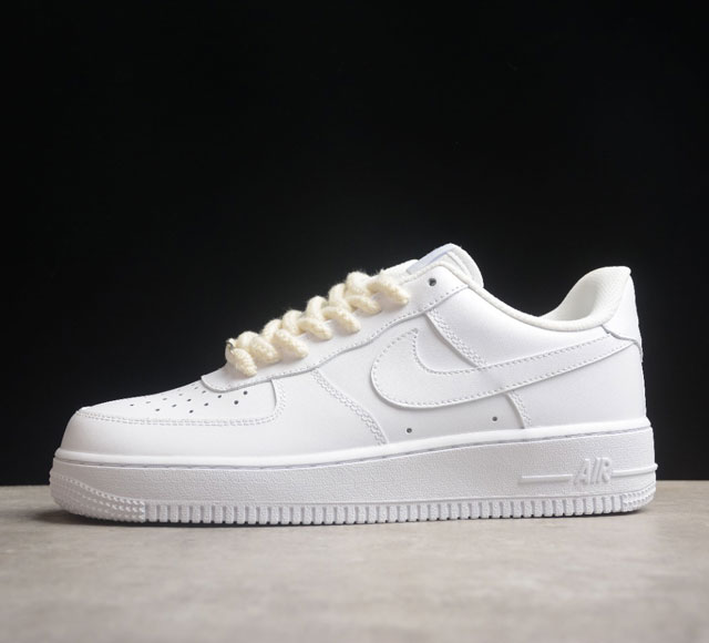 Nk Air Force 1'07 Low 空军一号低帮休闲板鞋 315122-111 打造纯正空军版型#专注外贸渠道 全掌内置蜂窝气垫 #原盒配件 原厂中底钢