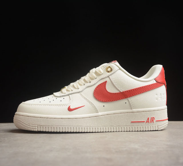 Nk Air Force 1'07 Low 40周年纪念款 空军一号低帮休闲板鞋 DQ7658-107 打造纯正空军版型#专注外贸渠道 全掌内置蜂窝气垫 #原盒