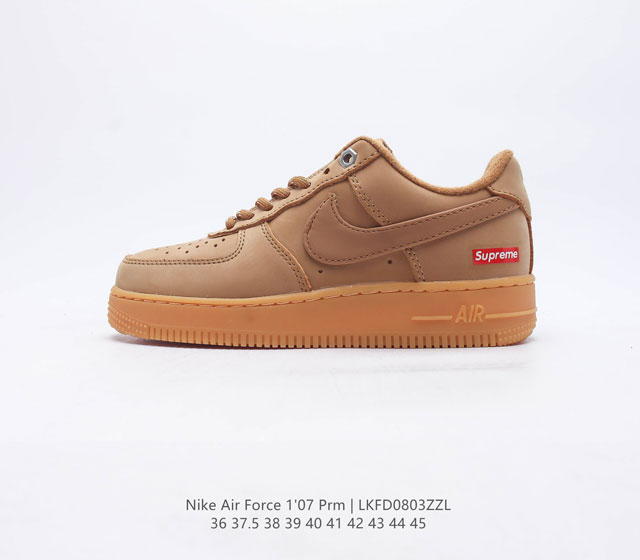 耐克 Nike Air Force 1 07 Prm 空军一号运动鞋复古板鞋 以实力演绎传奇篇章 从 80 年代的篮球场到现今的街头和校园 数十年来 此款运动鞋