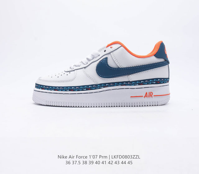 耐克 Nike Air Force 1 07 Prm 空军一号运动鞋复古板鞋 以实力演绎传奇篇章 从 80 年代的篮球场到现今的街头和校园 数十年来 此款运动鞋