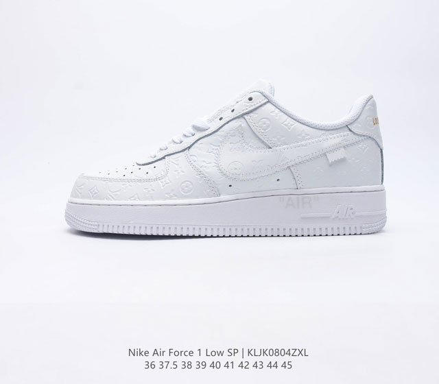 耐克Nike Air Force 1 Low 空军一号 AF1 LV联名低帮百搭休闲运动板鞋 柔软 弹性十足的缓震性能和出色的中底设计 横跨复古与现代的外型结合