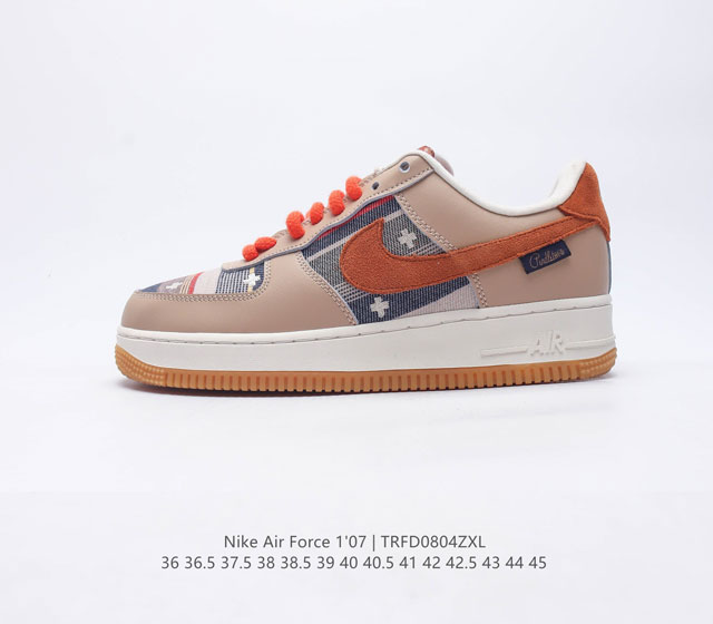 耐克Nike Air Force 1 Low 空军一号 AF1 低帮百搭休闲运动板鞋 柔软 弹性十足的缓震性能和出色的中底设计 横跨复古与现代的外型结合 造就出