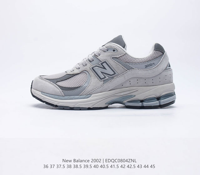 新百伦 New Balance 2002R 跑鞋 男女运动鞋沿袭了面世之初的经典科技 以 ENCAP 中底配以升级版 N-ERGY 缓震物料 鞋面则采用特色的柔