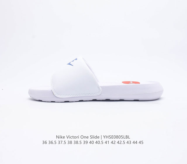 耐克 Nike VICTORI ONE SLIDE 耐克 夏季时尚舒适 高品质 一字拖鞋沙滩鞋拖鞋采用全新柔软泡棉 响应灵敏 轻盈非凡 打造休闲舒适的穿着体验