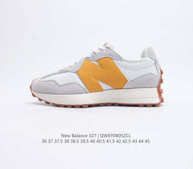 特价纯原翘屁股版本 NB 新百伦 New Balance MS327系列复古休闲运动慢跑鞋时尚男女运动鞋 以更纯粹的复古风格设计打造的全新造型 侧身还以解构设