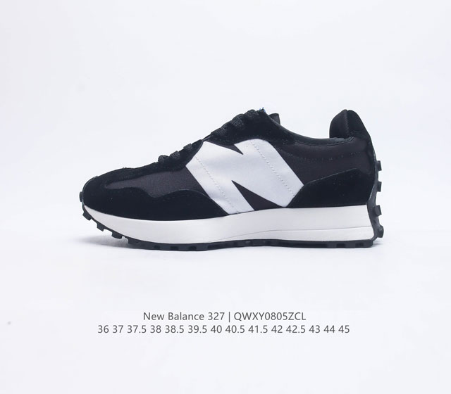 特价纯原翘屁股版本 NB 新百伦 New Balance MS327系列复古休闲运动慢跑鞋时尚男女运动鞋 以更纯粹的复古风格设计打造的全新造型 侧身还以解构设