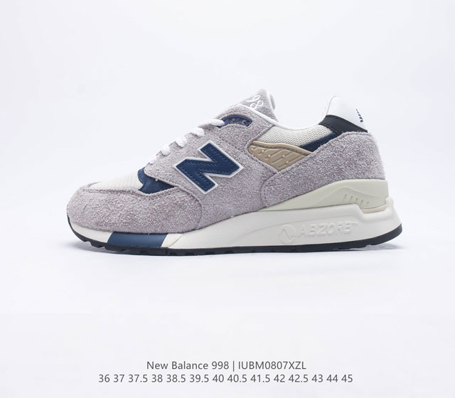 新百伦 NB 998 New Balance NB新百伦New Balance M998高端美产血统系列经典复古休闲运动慢跑鞋慢跑鞋之王荣耀回归 原装5层独立私