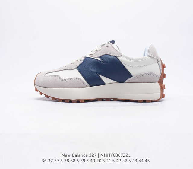 NB 新百伦 New Balance MS327系列复古休闲运动慢跑鞋时尚男女运动鞋 以更纯粹的复古风格设计打造的全新造型 侧身还以解构设计 将 N 字标志以做