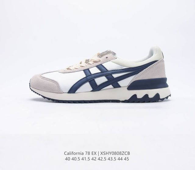 Onitsuka Tiger 鬼塚虎 经典款CALIFORNIA 78 EX 男士复古慢跑鞋运动休闲鞋厚底复古减震慢跑鞋onitsuka Tiger Calif