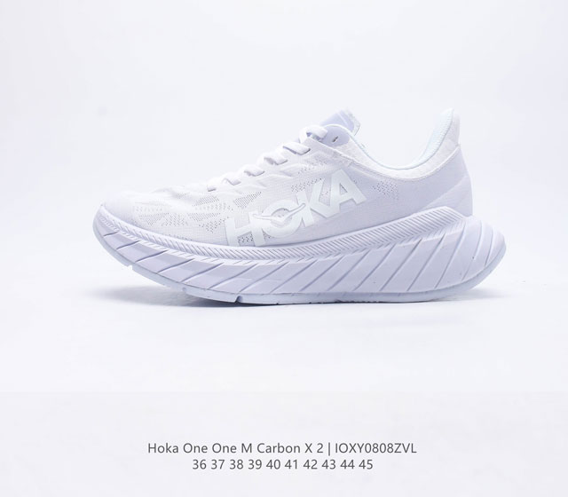 Hoka OneOne 男女鞋卡奔跑鞋马拉松公路跑鞋Carbon X 2跑步鞋 全碳跑鞋 一直在跑步领域深耕细作的 HOKA ONE ONE 带来全新碳板跑鞋