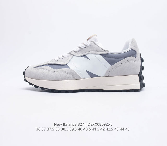 NB 新百伦 New Balance MS327系列复古休闲运动慢跑鞋时尚男女运动鞋 以更纯粹的复古风格设计打造的全新造型 侧身还以解构设计 将 N 字标志以做