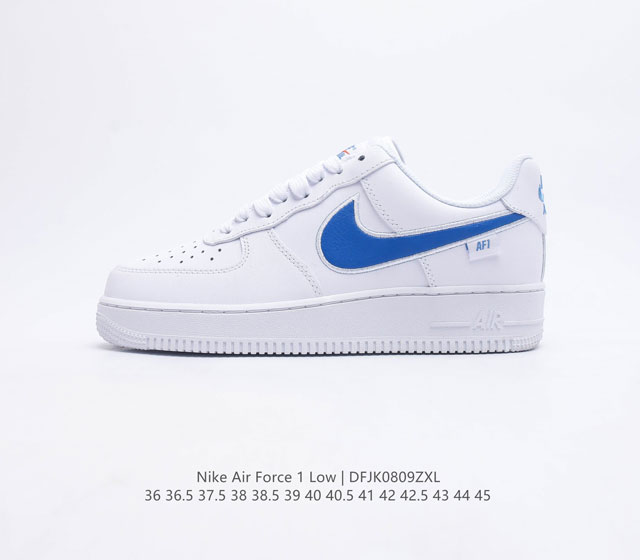 耐克Nike Air Force 1 Low 空军一号 AF1 低帮百搭休闲运动板鞋 柔软 弹性十足的缓震性能和出色的中底设计 横跨复古与现代的外型结合 造就出