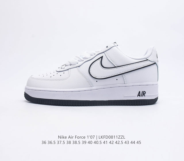 耐克 Nike Air Force 1 07 空军一号AF1运动鞋复古板鞋 以实力演绎传奇篇章 从 80 年代的篮球场到现今的街头和校园 数十年来 此款运动鞋一