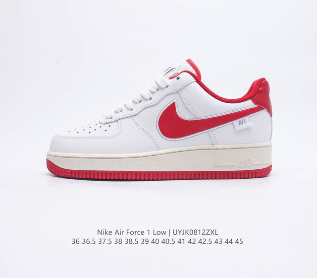 耐克Nike Air Force 1 Low 空军一号 AF1 低帮百搭休闲运动板鞋 柔软 弹性十足的缓震性能和出色的中底设计 横跨复古与现代的外型结合 造就出