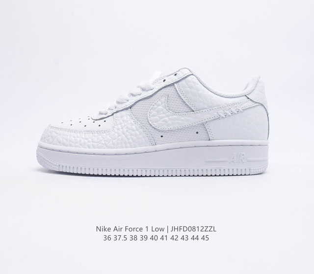 耐克Nike Air Force 1 Low 空军一号 AF1 低帮百搭休闲运动板鞋 柔软 弹性十足的缓震性能和出色的中底设计 横跨复古与现代的外型结合 造就出