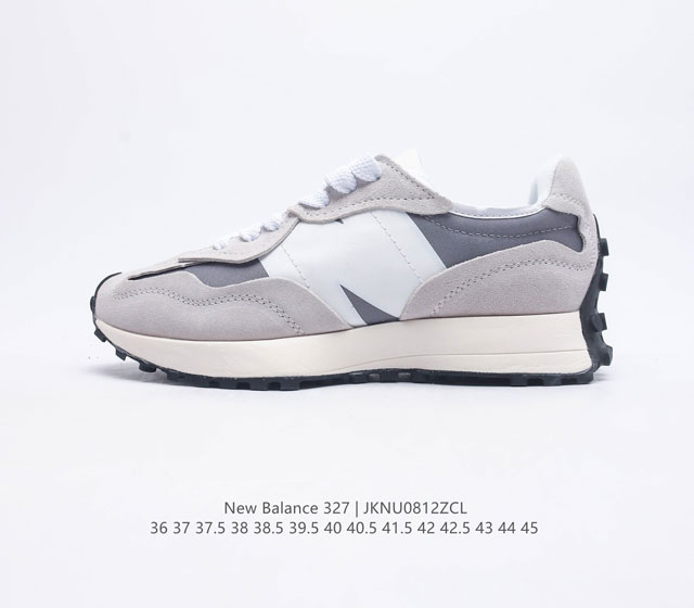 NB 新百伦 New Balance MS327系列复古休闲运动慢跑鞋时尚男女运动鞋 以更纯粹的复古风格设计打造的全新造型 侧身还以解构设计 将 N 字标志以做