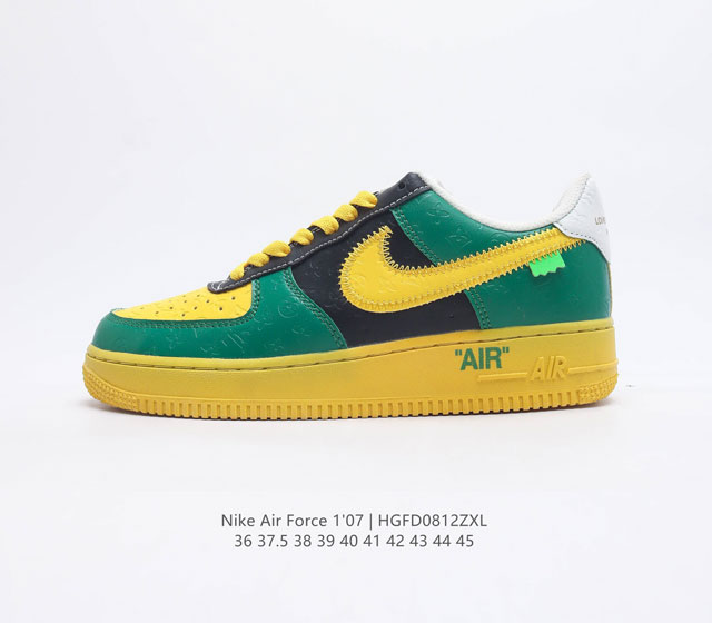 耐克 Nike Air Force 1 07 空军一号 AF 1 低帮百搭休闲运动板鞋 柔软 弹性十足的缓震性能和出色的中底设计 横跨复古与现代的外型结合 造就