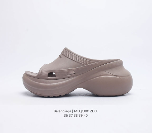 BALENCIAGA 巴黎世家 女士拖鞋 法国高端奢侈品牌-巴黎世家BALENCIAGA Mold Thong Sandals夏季沙滩涉水百搭休闲拖鞋踩屎感凉拖