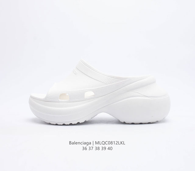 BALENCIAGA 巴黎世家 女士拖鞋 法国高端奢侈品牌-巴黎世家BALENCIAGA Mold Thong Sandals夏季沙滩涉水百搭休闲拖鞋踩屎感凉拖