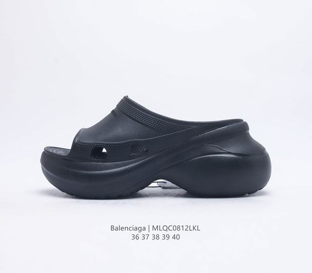 BALENCIAGA 巴黎世家 女士拖鞋 法国高端奢侈品牌-巴黎世家BALENCIAGA Mold Thong Sandals夏季沙滩涉水百搭休闲拖鞋踩屎感凉拖