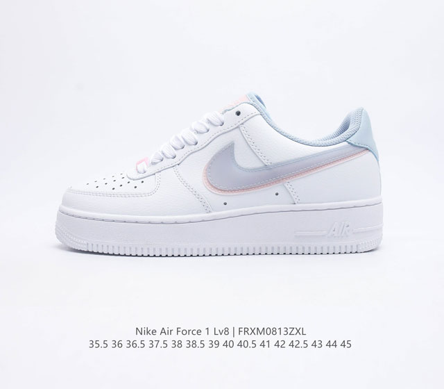 耐克Nike Air Force 1 Low 空军一号 AF1 低帮百搭休闲运动板鞋 柔软 弹性十足的缓震性能和出色的中底设计 横跨复古与现代的外型结合 造就出